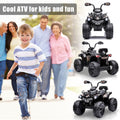 Electric Ride-On ATV Quad for Kids 12V - Black - Ideal for Boys and Girls