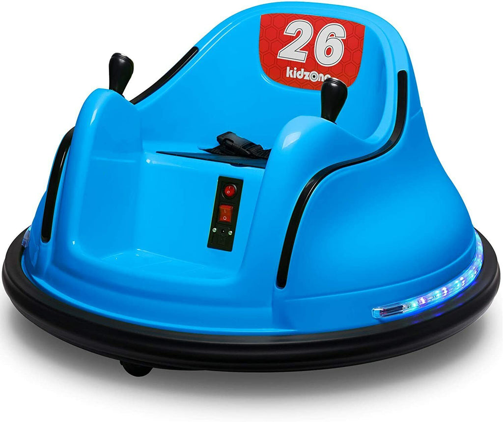 Electric Ride-On Bumper Car for Kids - 5 Vibrant Colors, Remote Control, and Lights Included