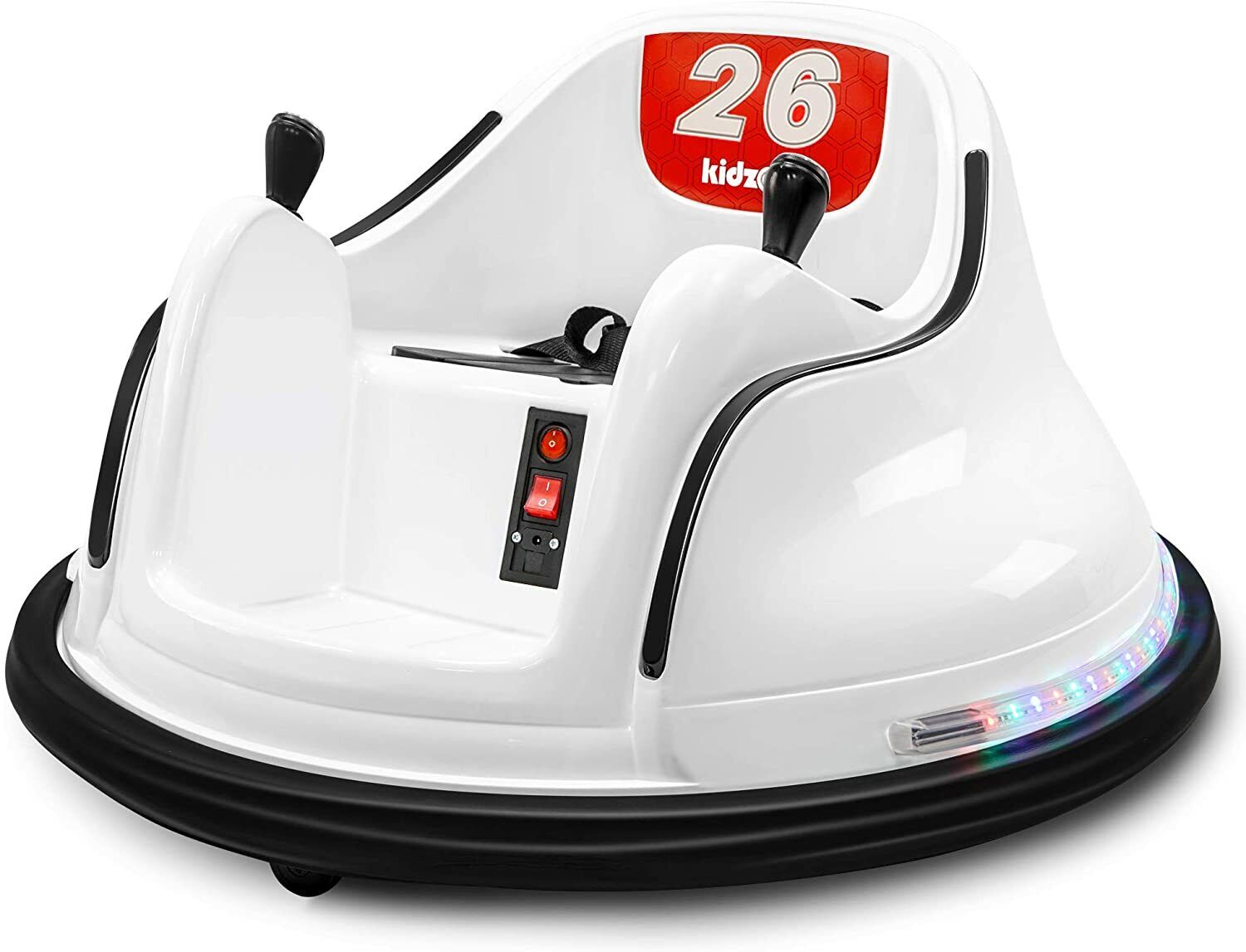 Electric Ride-On Bumper Car for Kids - 5 Vibrant Colors, Remote Control, and Lights Included