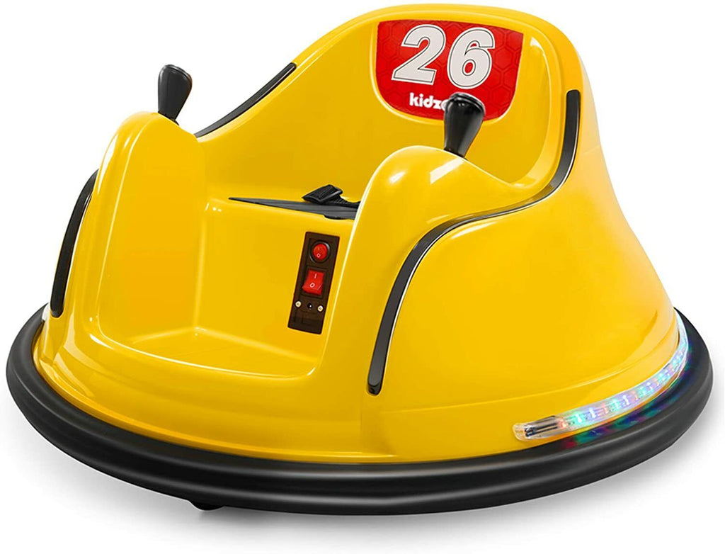 Electric Ride-On Bumper Car for Kids - 5 Vibrant Colors, Remote Control, and Lights Included