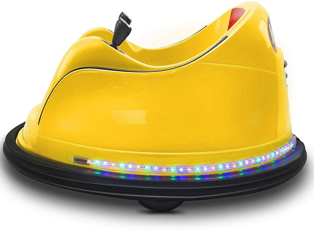 Electric Ride-On Bumper Car for Kids - 5 Vibrant Colors, Remote Control, and Lights Included