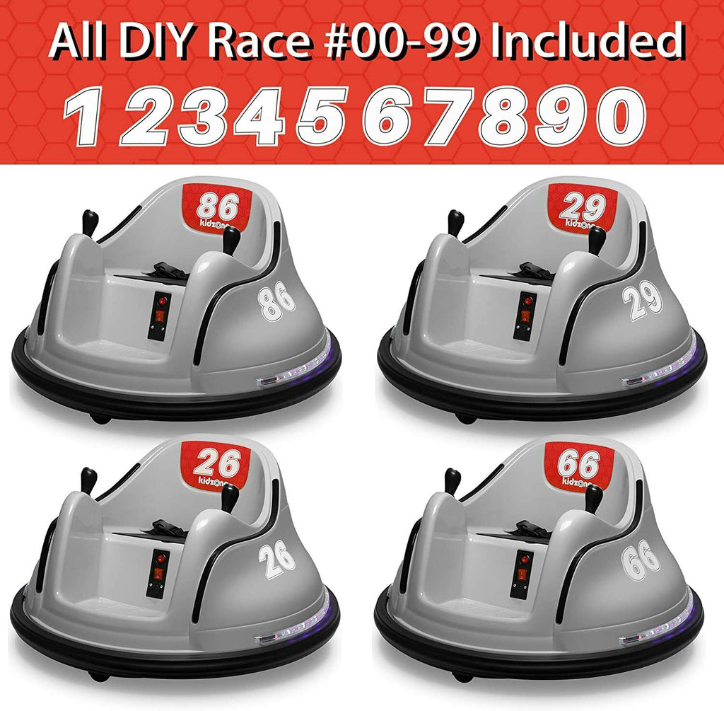 Electric Ride-On Bumper Car for Kids - 5 Vibrant Colors, Remote Control, and Lights Included