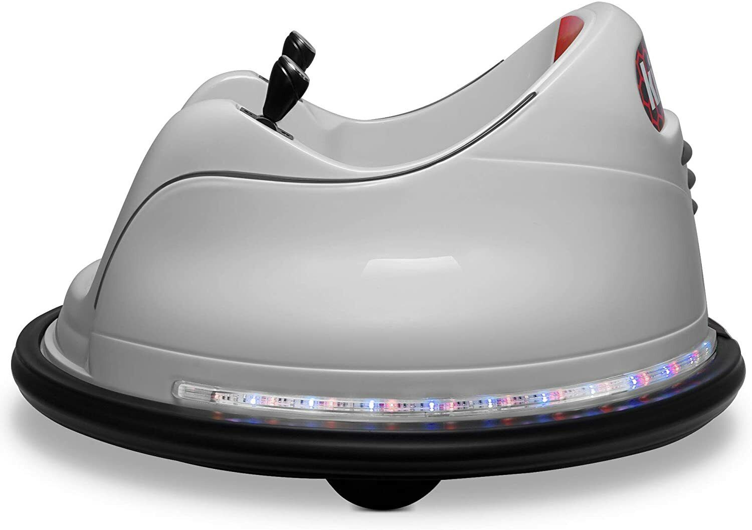 Electric Ride-On Bumper Car for Kids - 5 Vibrant Colors, Remote Control, and Lights Included