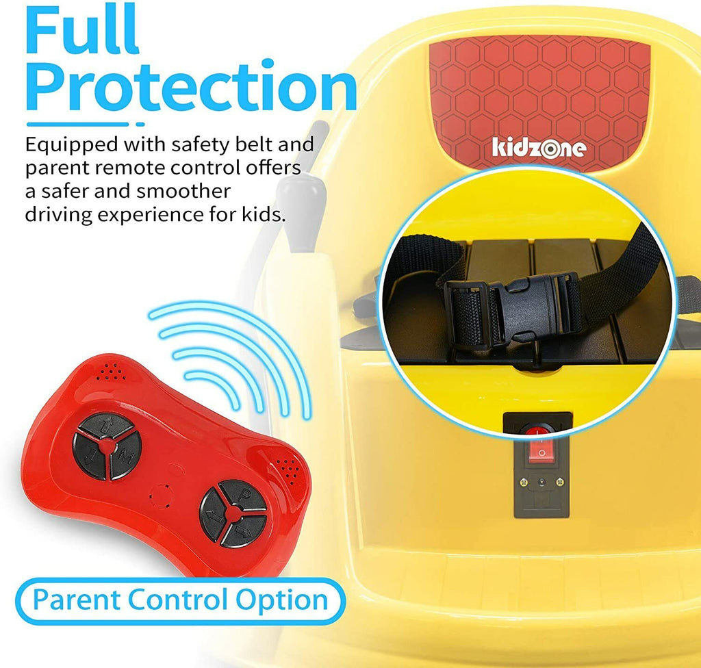 Electric Ride-On Bumper Car for Kids - 5 Vibrant Colors, Remote Control, and Lights Included