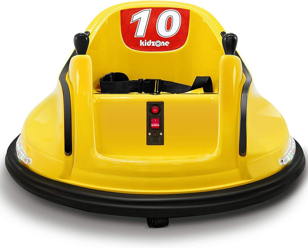 Electric Ride-On Bumper Car for Kids - 5 Vibrant Colors, Remote Control, and Lights Included