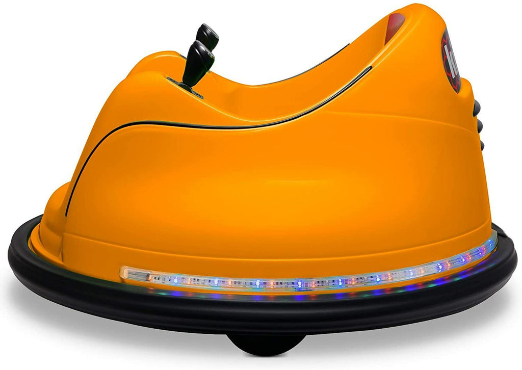 Electric Ride-On Bumper Car for Kids - 5 Vibrant Colors, Remote Control, and Lights Included