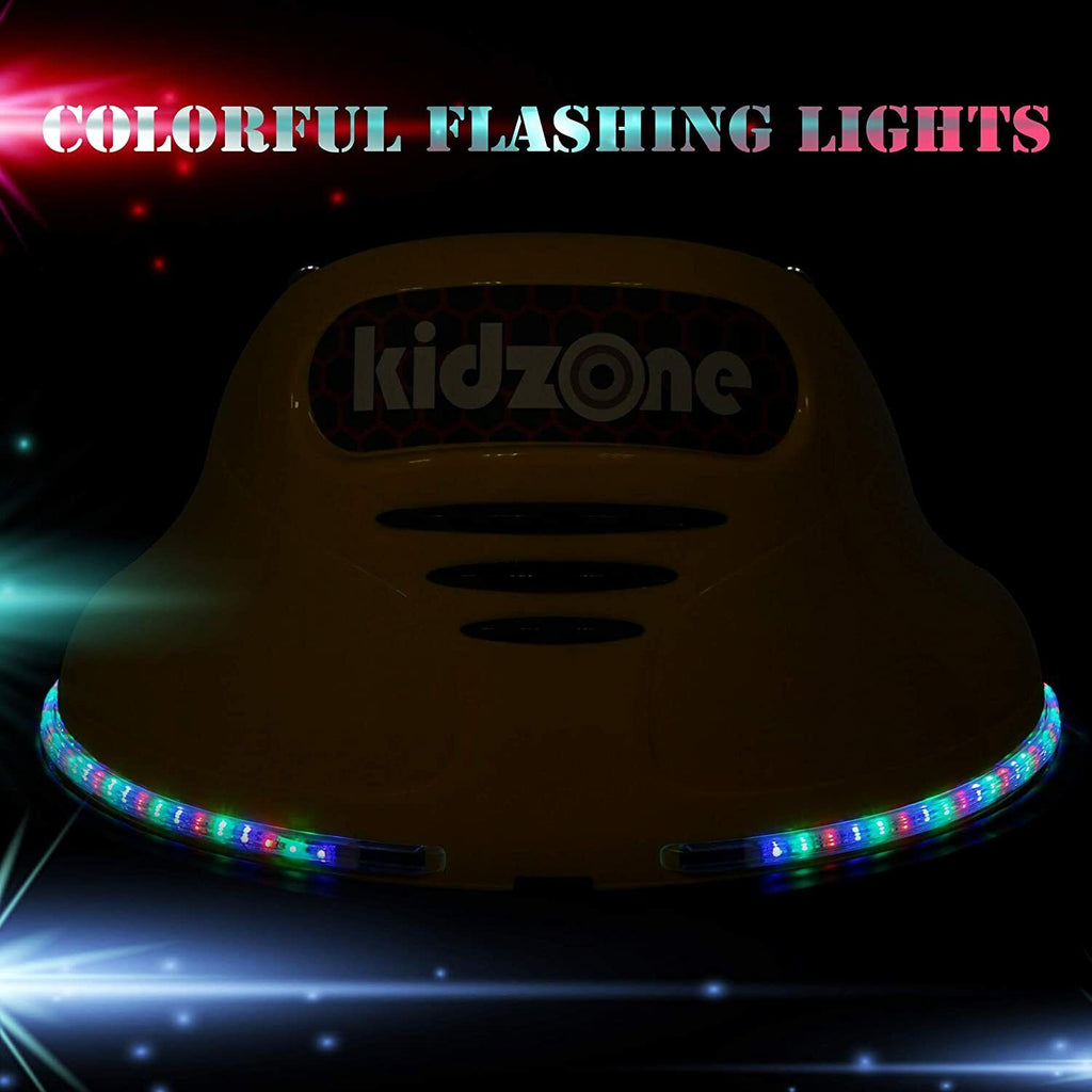 Electric Ride-On Bumper Car for Kids - 5 Vibrant Colors, Remote Control, and Lights Included