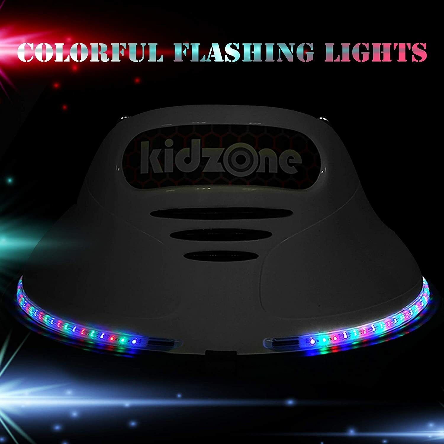 Electric Ride-On Bumper Car for Kids - 5 Vibrant Colors, Remote Control, and Lights Included