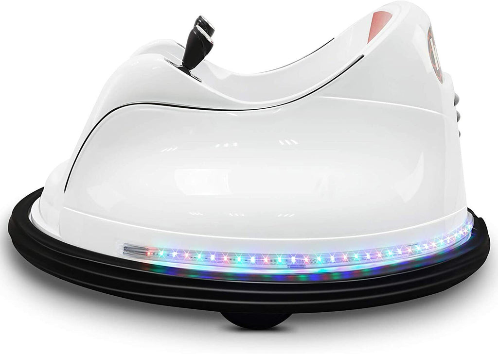Electric Ride-On Bumper Car for Kids - 5 Vibrant Colors, Remote Control, and Lights Included