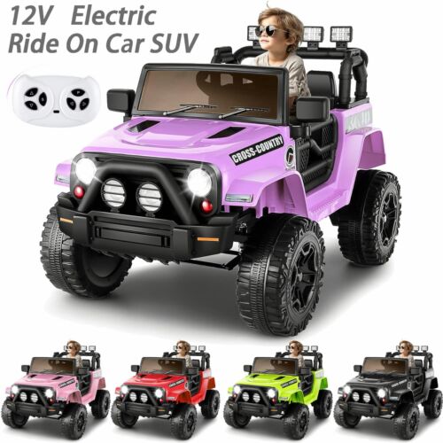 Electric Ride-On Car for Girls with Remote Control, 3 Speeds, USB and MP3 Compatibility