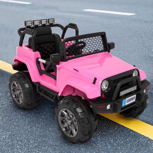 Electric Ride-On Car for Girls with Remote Control - Perfect Xmas Gift in Pretty Pink Design