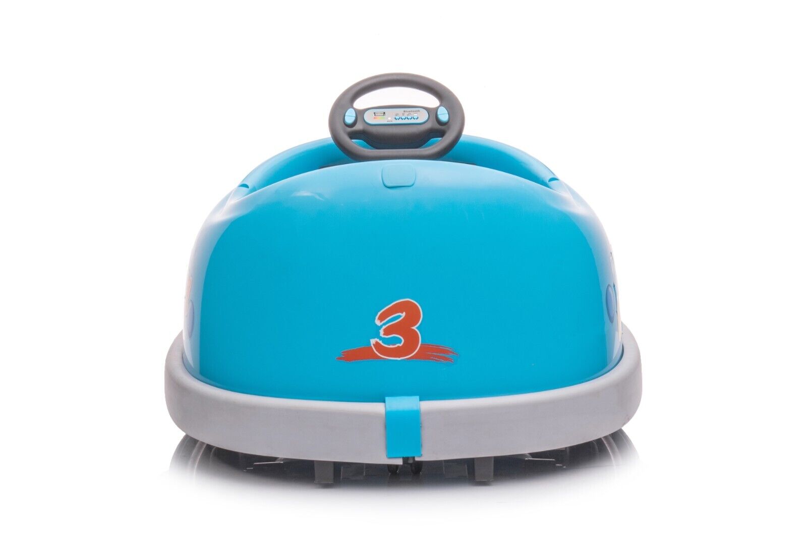 Electric Ride-On Car for Kids Ages 1-6 with Dual 12V Motors and Pushrod Steering