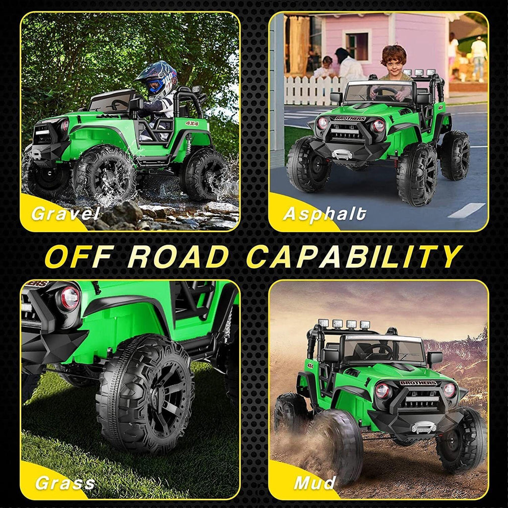 Electric Ride-On ATV Truck for Kids Ages 3-8 Years - 12V/24V Power Wheel Car
