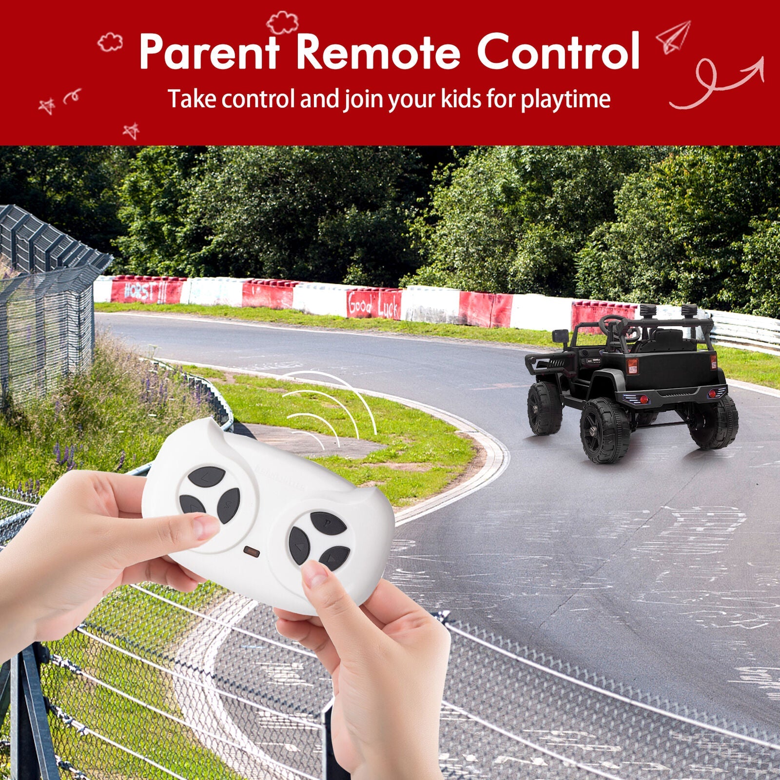 Electric Ride-On Car for Kids Ages 3-8: The Perfect Toy Truck for Young Drivers!