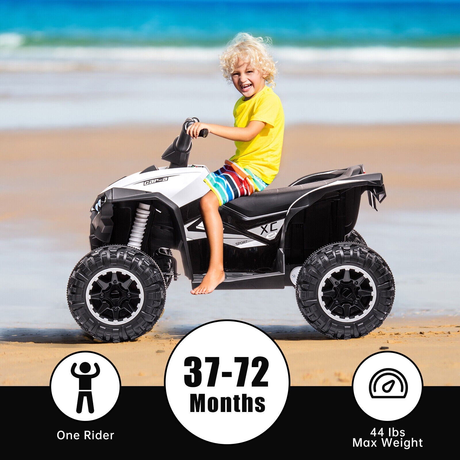 Electric Ride-On Car for Kids Ages 3+: Remote Control, 12V Battery Powered