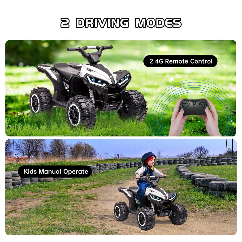 Electric Ride-On Car for Kids Ages 3+: Remote Control, 12V Battery Powered