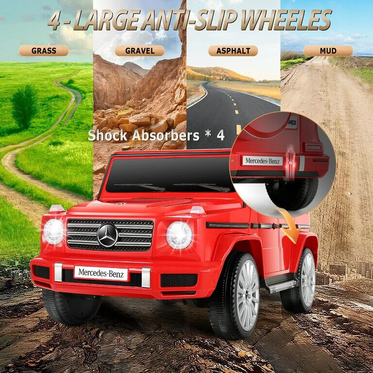 12V Lamborghini Electric Car Truck and Mercedes Benz G500 Ride-On Toy for Kids
