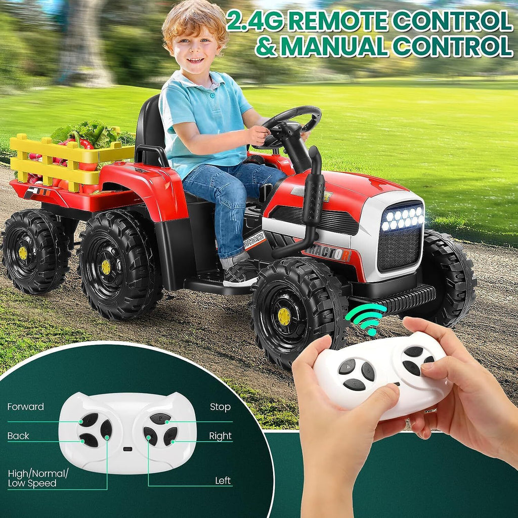 12V Electric Ride-On Car for Kids - Lamborghini & Mercedes Benz G500 Models