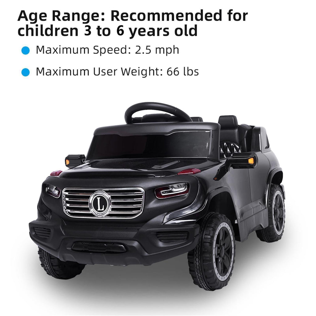 Electric Ride-On Car for Kids with Adjustable Seat and Remote Control - 4 Wheel Power Toy