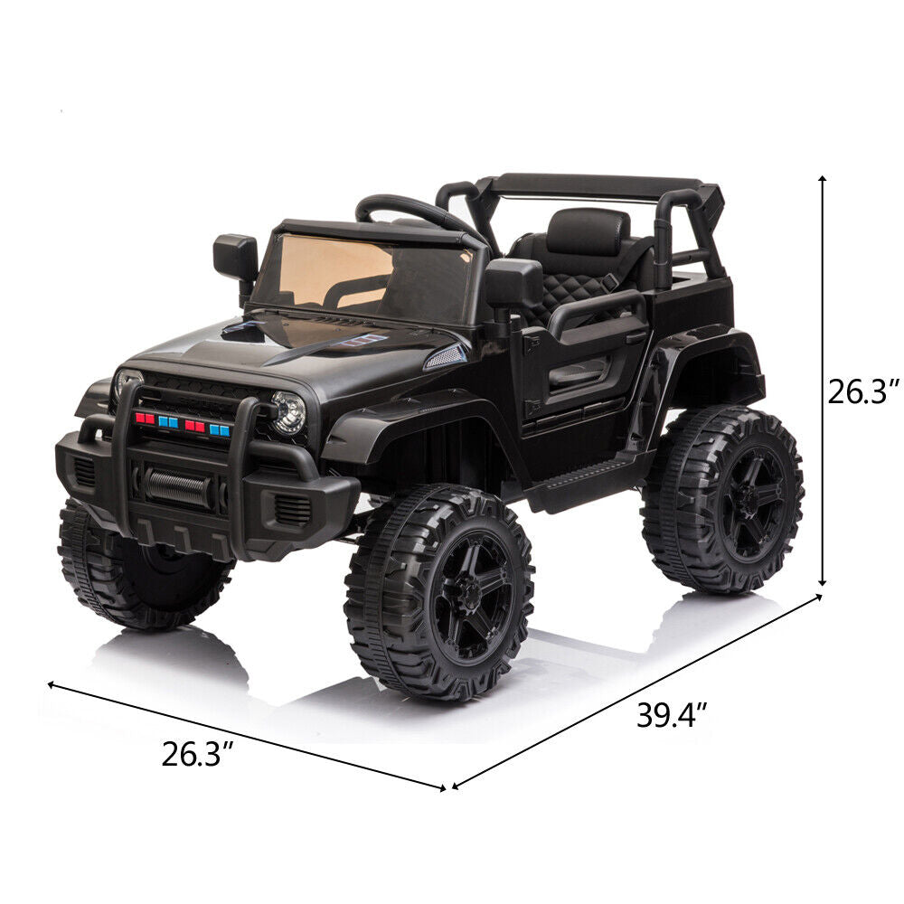 Electric Ride-On Car for Kids with Dual Drive and Remote Control
