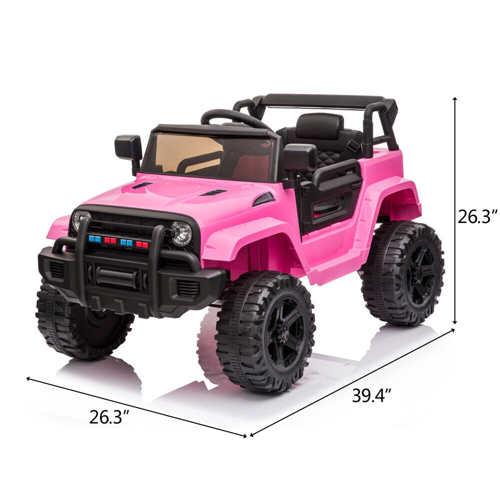 Electric Ride-On Car for Kids with Dual Drive and Remote Control