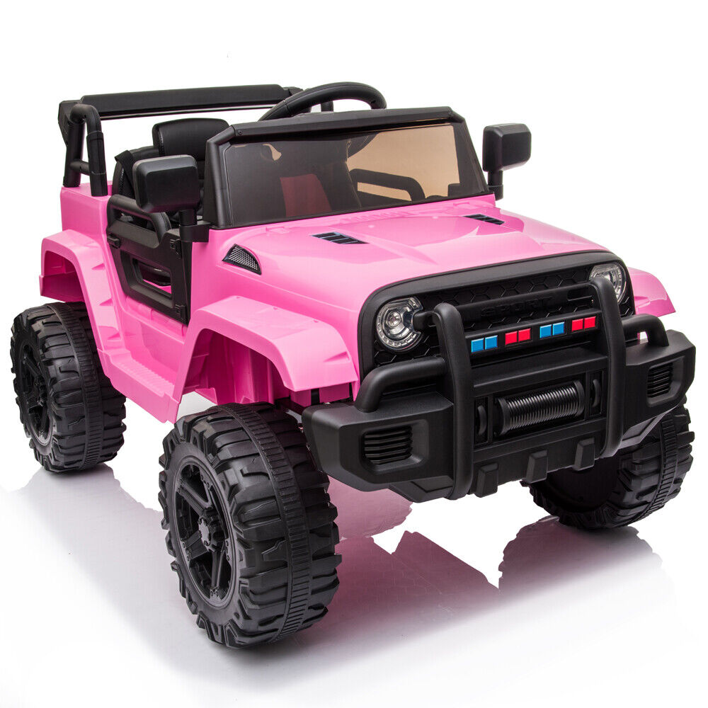 Electric Ride-On Car for Kids with Dual Drive and Remote Control