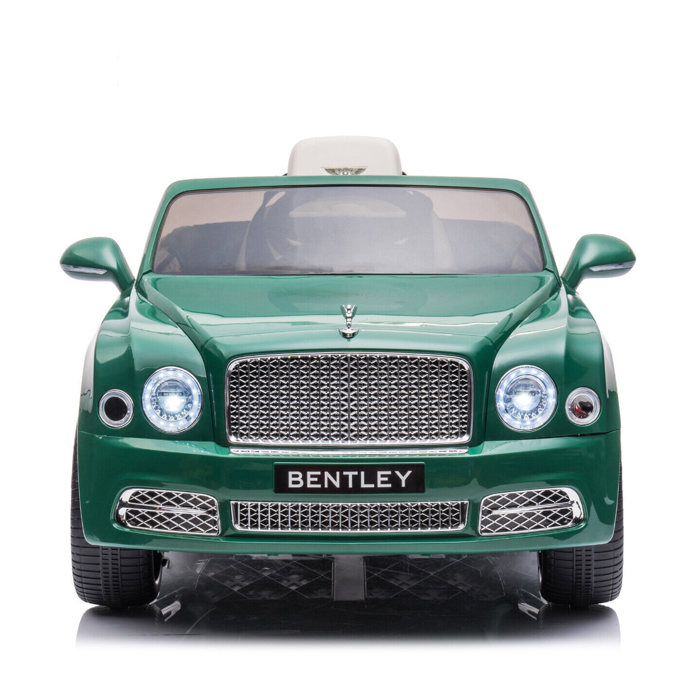 Electric Ride-On Car for Kids with LED Headlights and 2 Speed Options