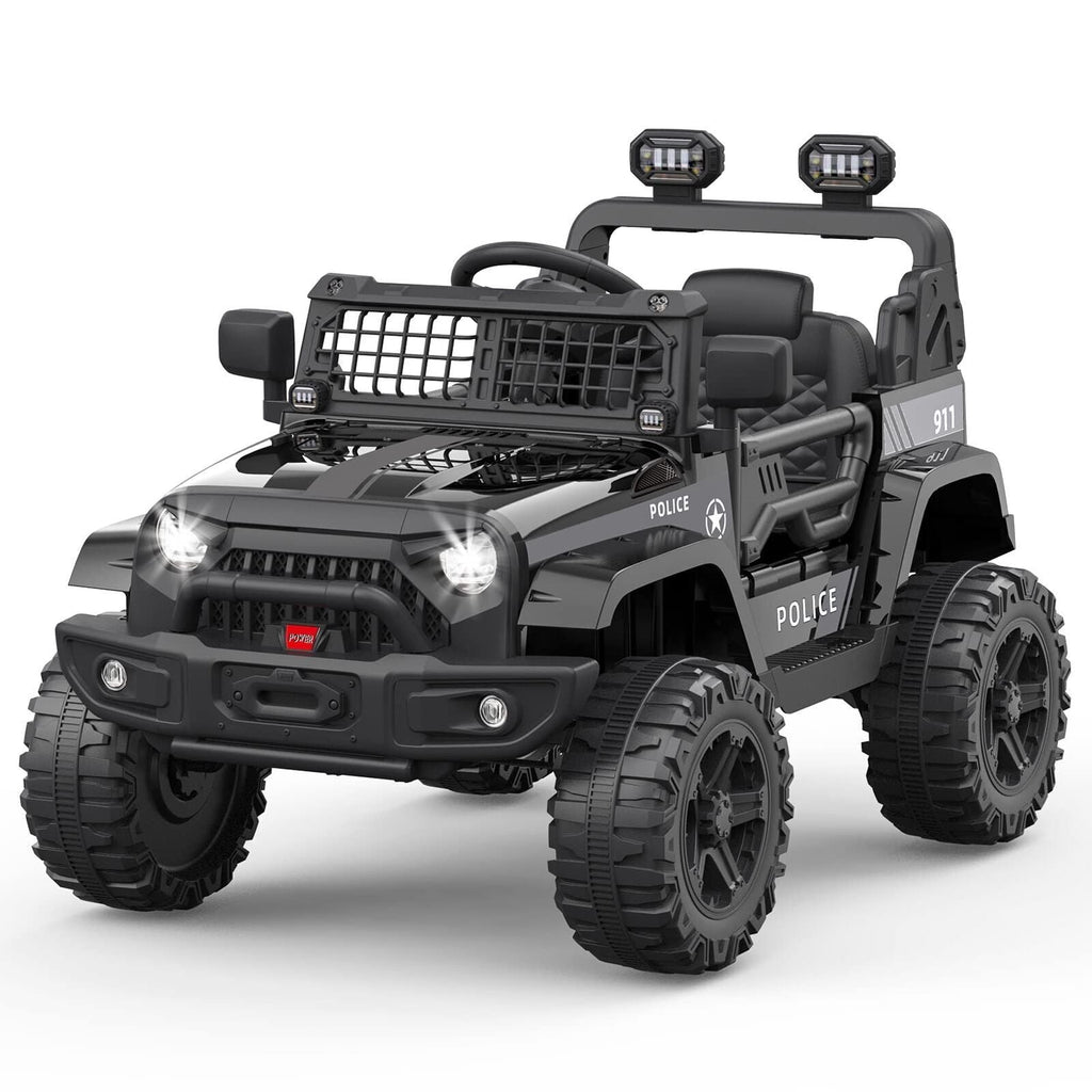 Electric Ride-On Car for Kids with Remote Control, 2 Speeds, and LED Lights - Perfect Holiday Gift!