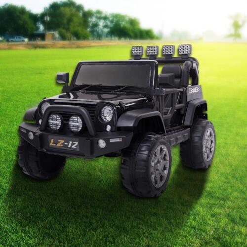 Electric Ride-On Car for Kids with Remote Control and 3 Speeds - Black