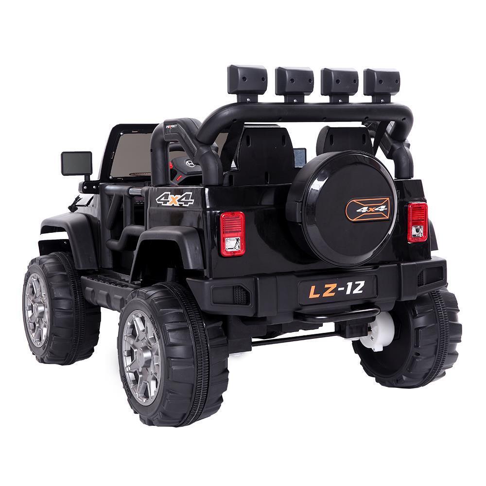 Electric Ride-On Car for Kids with Remote Control and 3 Speeds - Black