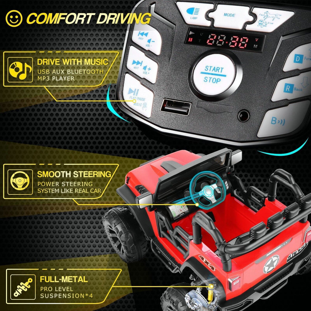 Electric Ride-On Car for Kids with Parental Remote Control and MP3 Player - Perfect Gift!