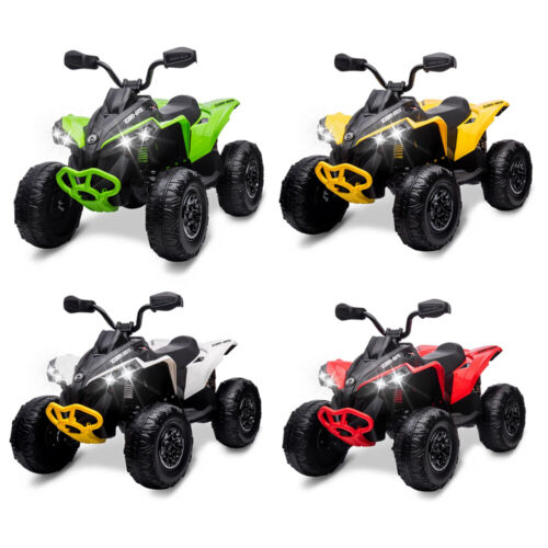 Electric Ride-On Car for Kids with Remote Control, LED Lights, and Music
