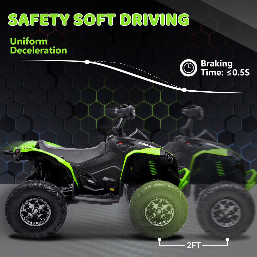 Electric Ride-On Car for Kids with Remote Control, LED Lights, and Music