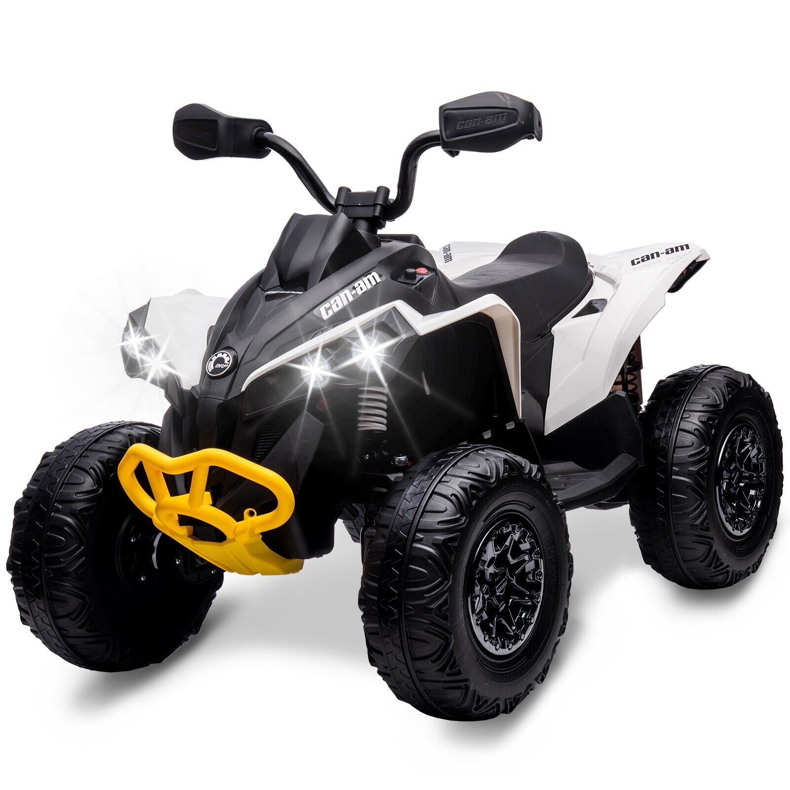 Electric Ride-On Car for Kids with Remote Control, LED Lights, and Music