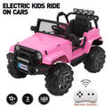 Electric Ride-On Car for Kids with Remote Control, Music, Lights, and Safety Features