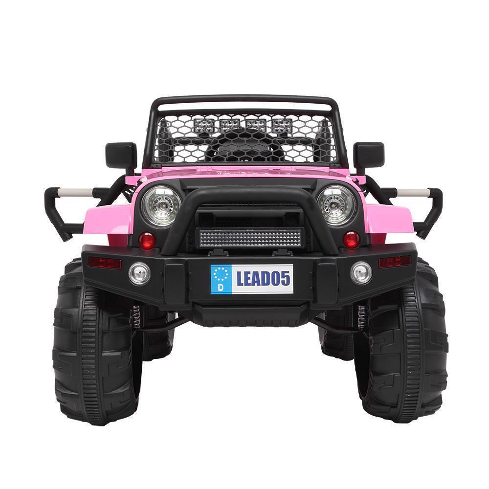 Electric Ride-On Car for Kids with Remote Control, Music, Lights, and Safety Features