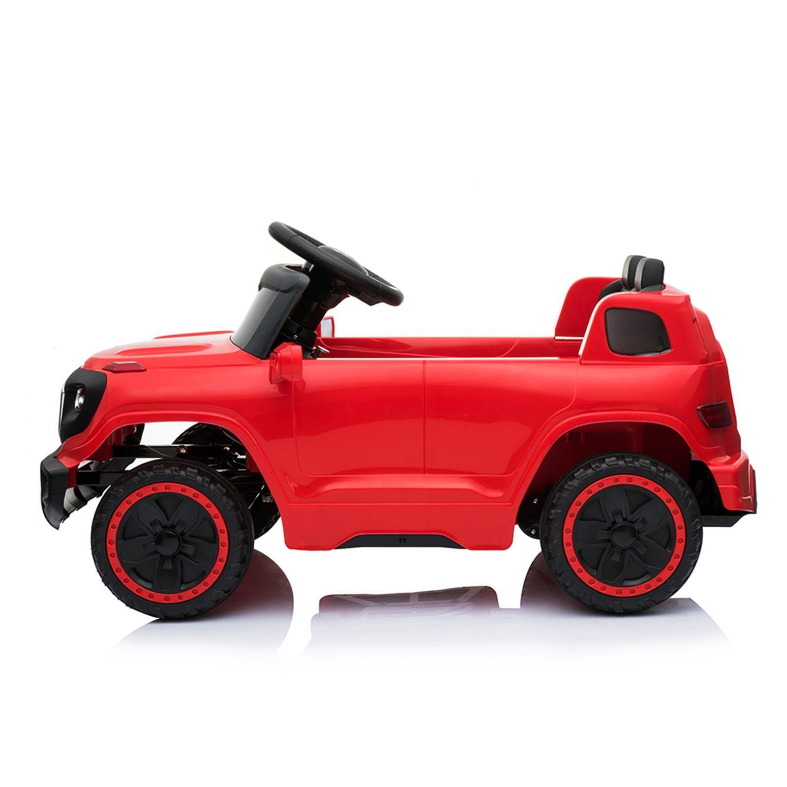 Electric Ride-On Car for Kids with Seat Belt, Music, Lights, and Remote Control