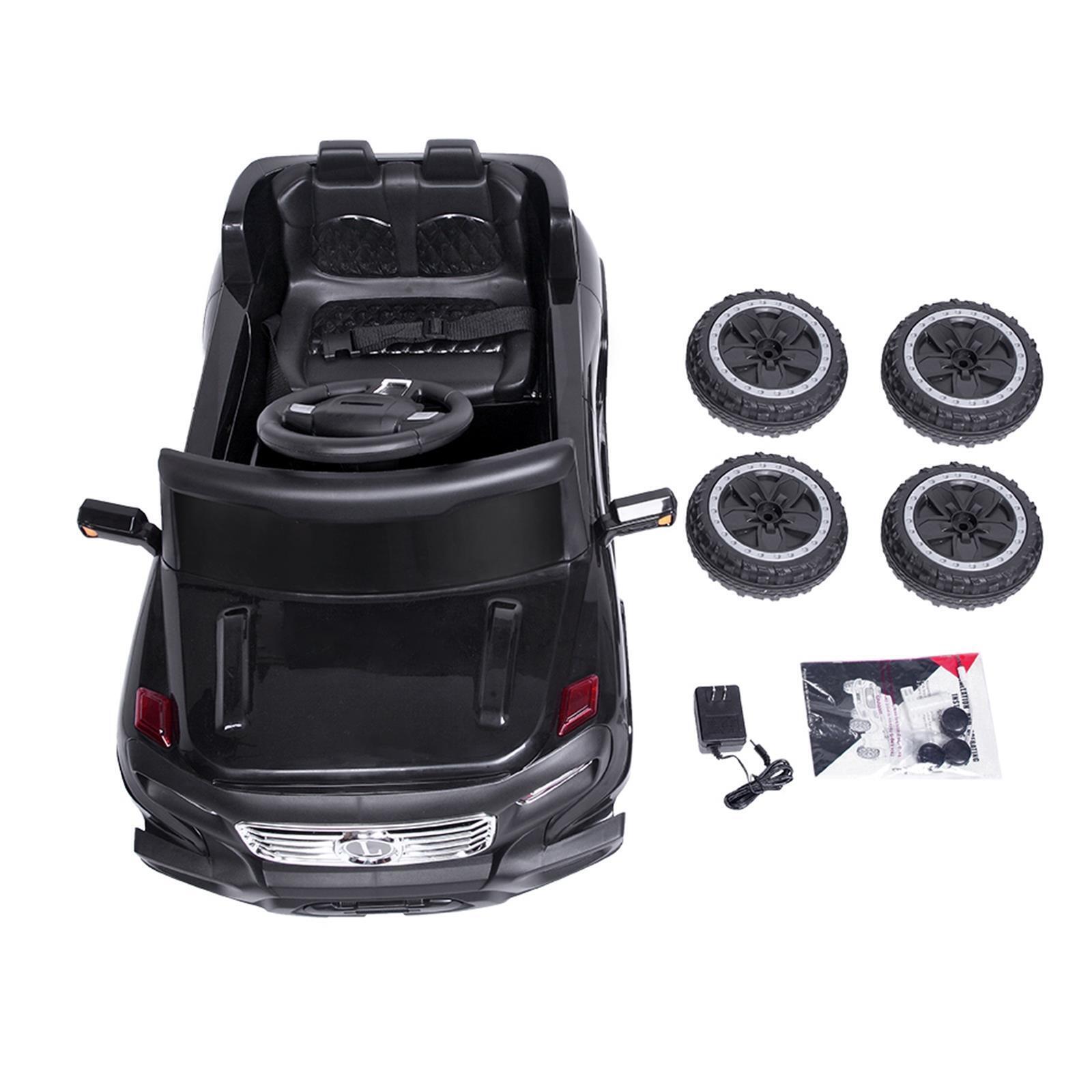 Electric Ride-On Car for Kids with Seat Belt, Music, Lights, and Remote Control
