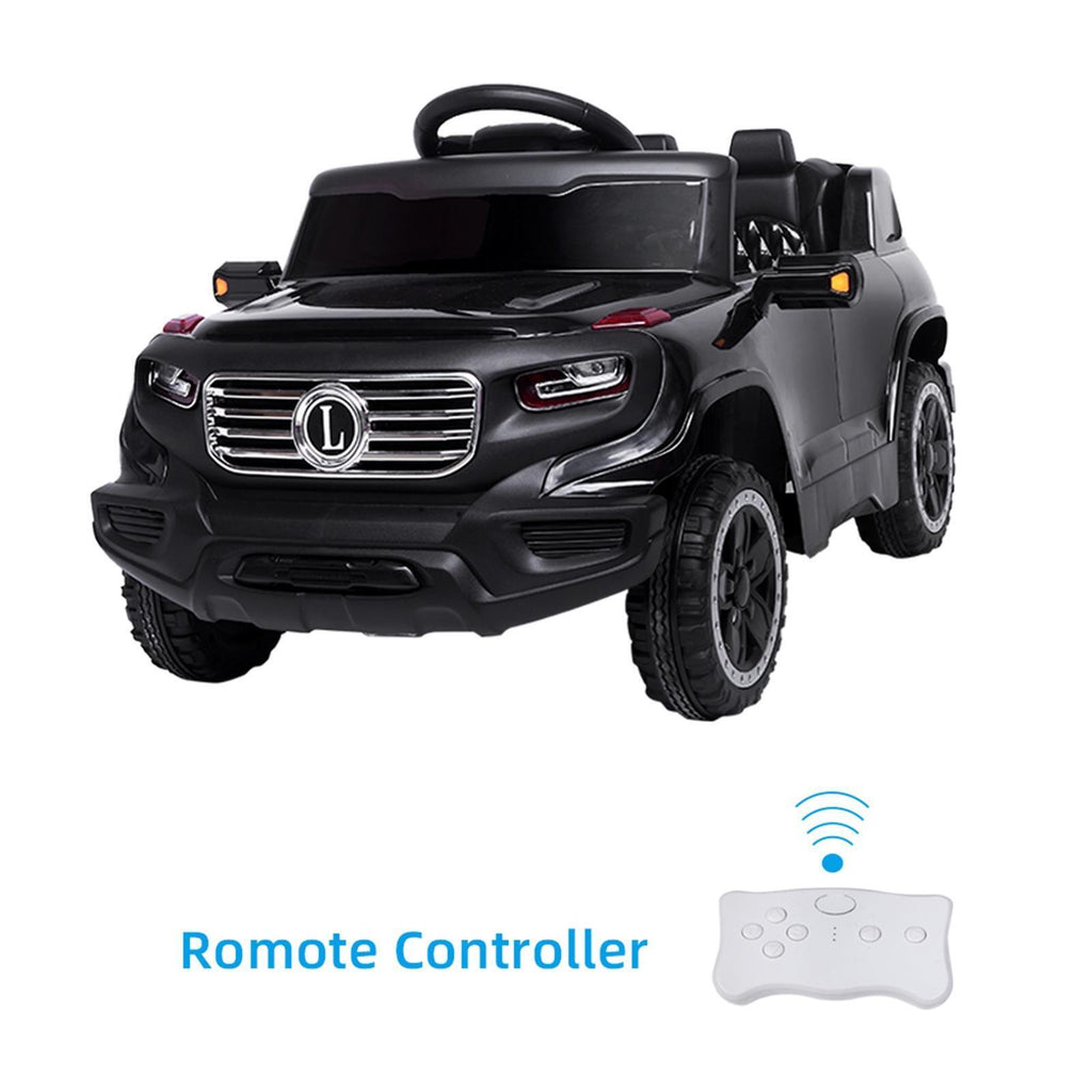 Electric Ride-On Car for Kids with Seat Belt, Music, Lights, and Remote Control