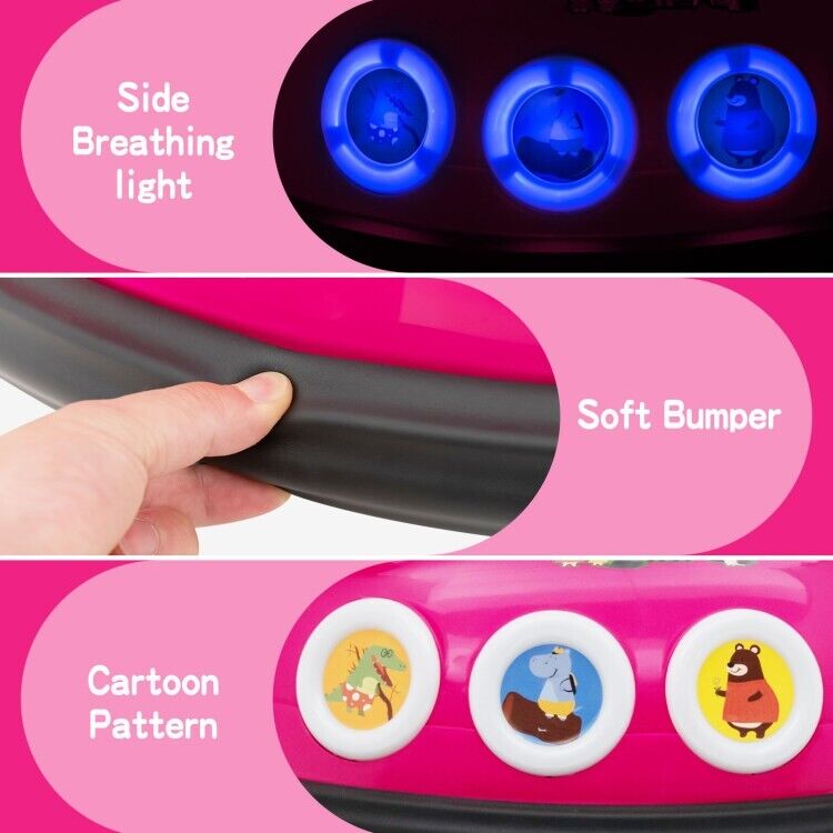 Electric Ride On Car for Toddlers with Remote Control and LED Lights