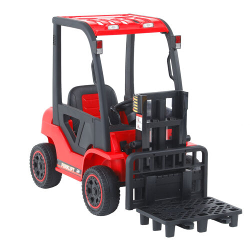 Electric Ride-On Car Toy with 3 Speeds and Lifting Rod for Children