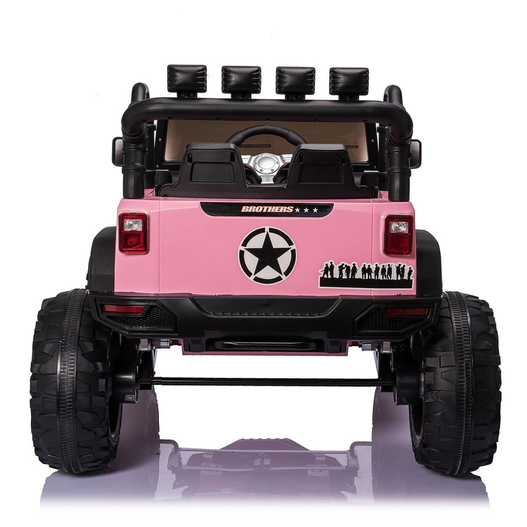 Electric Ride-On Truck for Kids with Remote Control and MP3 Player - Seats 2