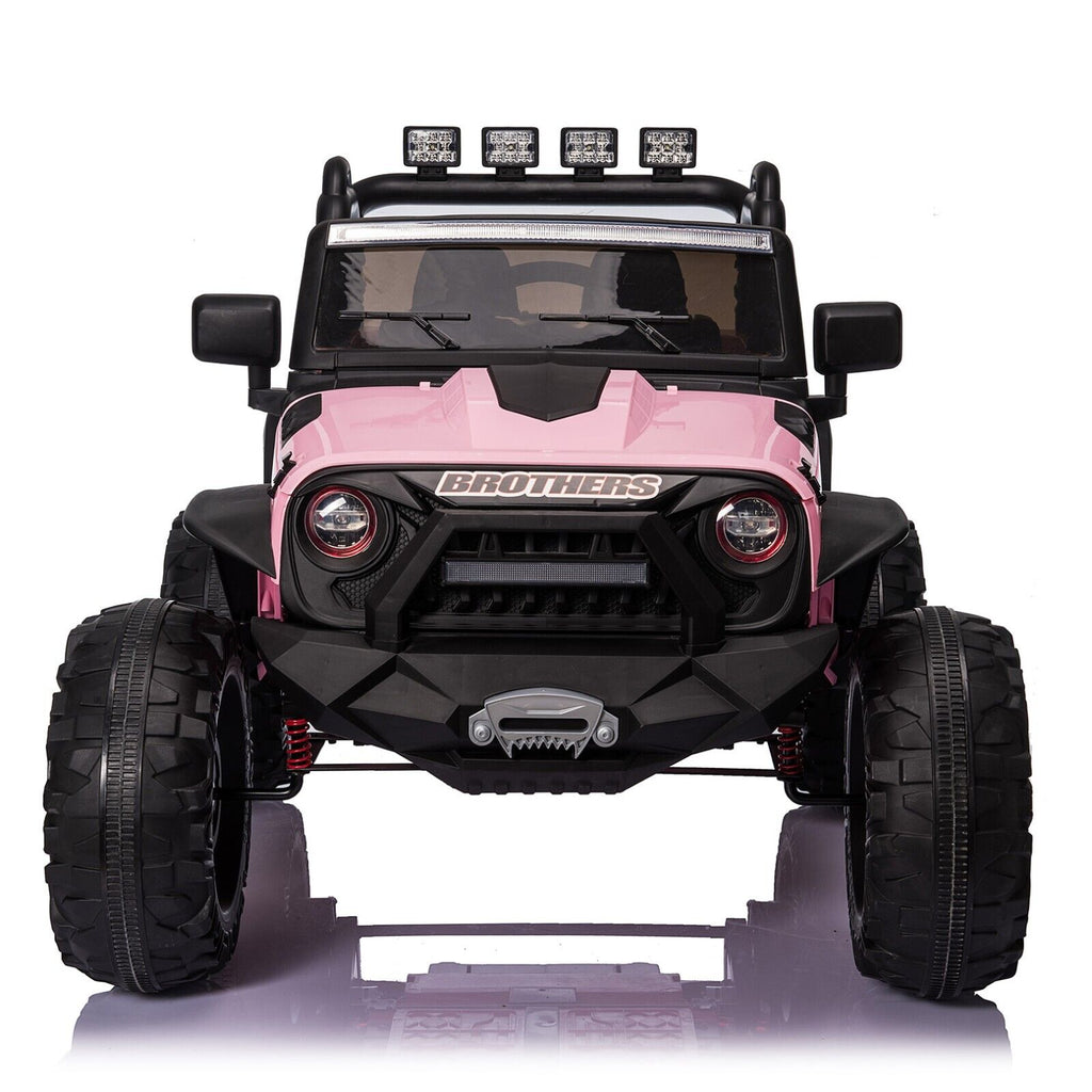 2-Seater Electric Ride-On Truck with Remote Control and MP3 Player for Kids