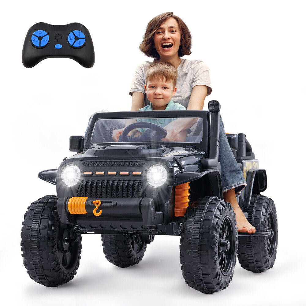 Electric Ride-On Car with Remote Control and Parent Seat - 12V Kids Toy