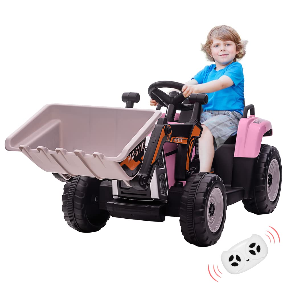 Excavator Digger Truck Ride-On Toy for Kids - Perfect Christmas or Birthday Gift