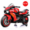 Electric Ride-On Motorbike for Kids - 12V Rechargeable 2-Wheel Car