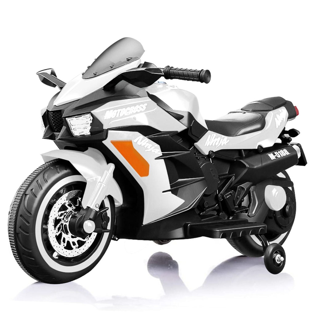 Electric Ride-On Motorbike for Kids - 12V Rechargeable 2-Wheel Car