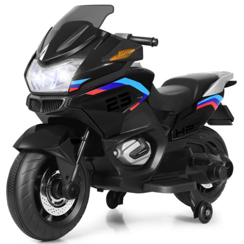 Electric Ride-On Motorcycle Toy for Kids with Headlights and Music