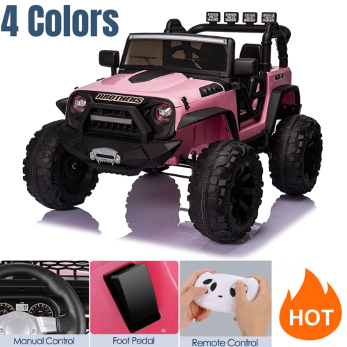 Electric Ride-On Toy Car for Kids with Remote Control and MP3 Player