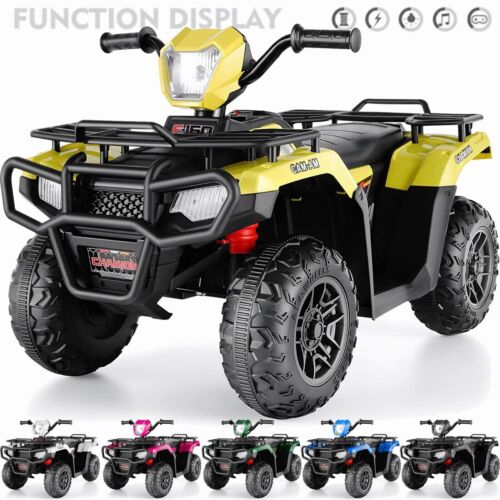 Electric Ride-On Toy Truck for Kids Ages 2-9 with 12V Battery and 4-Wheel Drive